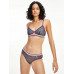 Damen BH Tommy Hilfiger Sheer Stripe - Triangle Bralette Navy 