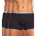 Herren Boxer Tommy Hilfiger Premium Essentials WB Trunk 3-pack Dunkelblau mit farbigem Gürtel