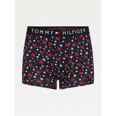 Herren Boxer Tommy Original CTN Trunk Print Schwar...