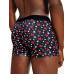 Herren Boxer Tommy Original CTN Trunk Print Schwarz / Sternenmuster 