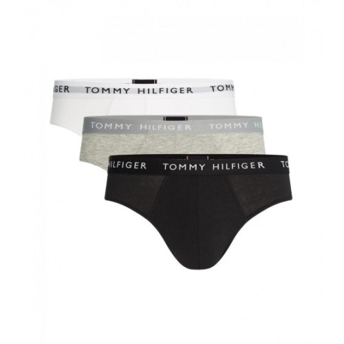 Herren-Slips Tommy Hilfiger Grau, Weiß, Schwarz 3er-Pack