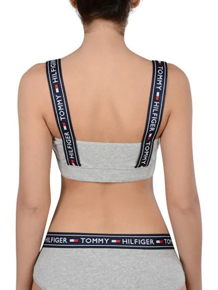 Damen BH Tommy Hilfiger Grey Heather Bralette Grau