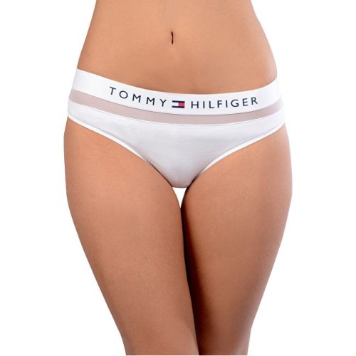 Damen Höschen Tommy Hilfiger Sheer Flex Bikini Weiß 