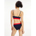 Damen Höschen Tommy Hilfiger Contrast Waistband Bikini Blau