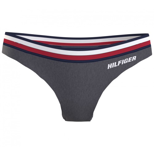 Damen Höschen Tommy Hilfiger Modern Signature Tape Bikini Dunkelgrau