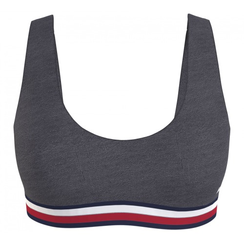 Damen BH Tommy Hilfiger Modern Signature Tape Dunkelgrau