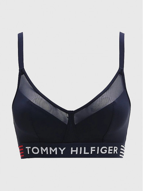 Damen BH Tommy Hilfiger Flex-Unlined Triangle Navy