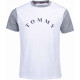 Herren T-Shirt Tommy Hilfiger CN SS Tee Logo Weiß