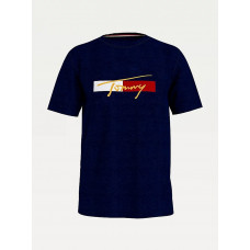 Herren T-Shirt  Tommy Hilfiger Organic Cotton Logo...