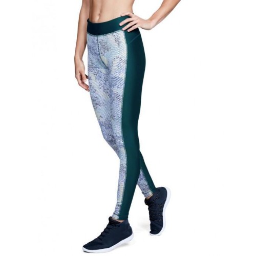 Damen kompression Leggings Under Armour Printed grün 