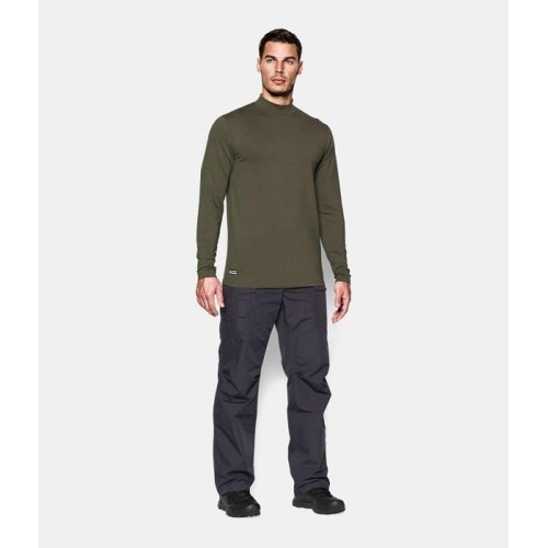 Herren Unterhemd Under Armour TAC CGI Mock Armee-Grün Herren Unterhemd Under Armour TAC CGI Mock Armee-Grün