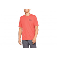 T-Shirt Under Armour Sportstyle Left Chest orange