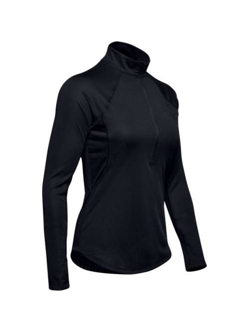 Damen Sweatshirt Under Armour Speed Stride Split Wordmark Schwarz