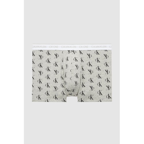 Herren Boxershorts Calvin Klein CK ONE Staggered Logo Grau