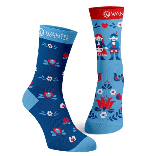 Socken Folk Love Wantee Socken Folk Love Wantee
