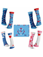 Valentinstag Socken für ein Paar 4-Pack Geschenkb...