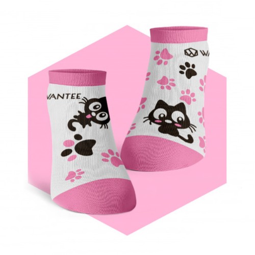 Knöchel Socken Süße Katzen Wantee
