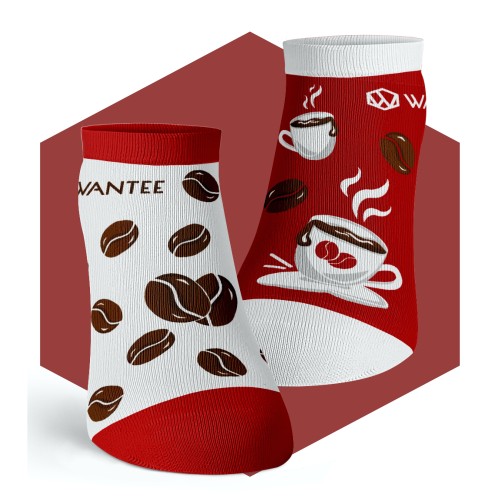 Knöchel Socken Kaffeetrinker Wantee Knöchel Socken Kaffeetrinker Wantee