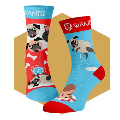 Kinder Socken Verspielte Hunde Wantee