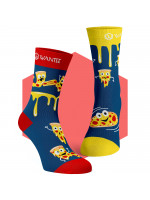 Socken Crazy Pizza Wantee