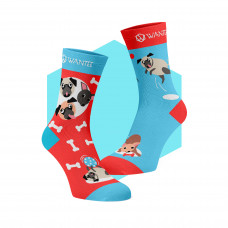 Socken Verspielte Hunde Wantee