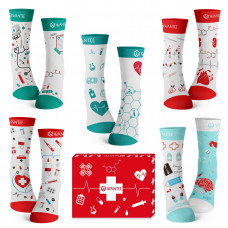 Wantee-Socken Medical 5-Pack Geschenkbox