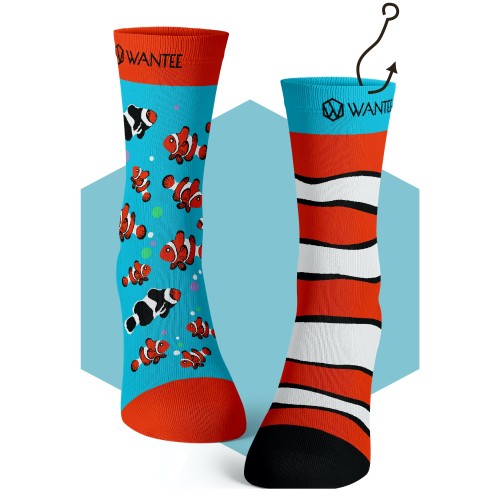 Socken Clownfisch Wantee