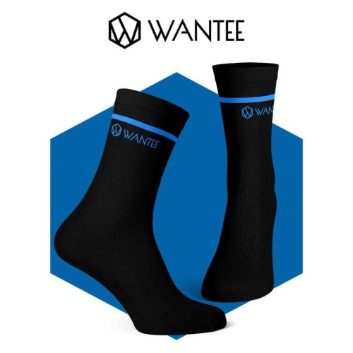 Socken Basic Black and Blue Wantee Socken Basic Black and Blue Wantee