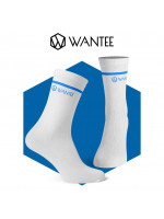 Socken Basic White and Blue Wantee