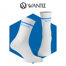 Socken Basic White and Blue Wantee