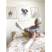Socken Basic White and Blue Wantee 10-pack