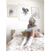 Socken Basic White and Blue Wantee 10-pack