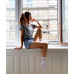 Socken Basic White and Red Wantee 10-pack