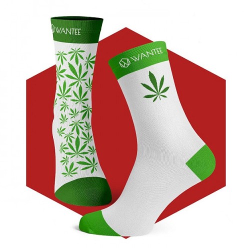 Socken Marihuana Wantee