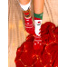 Socken Fröhlicher Weihnachtsmann und Rentier Wantee