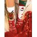 Socken Fröhlicher Weihnachtsmann und Rentier Wantee