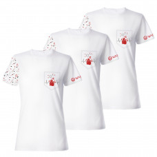 Damen T-Shirt Medical X Wantee 3-Pack