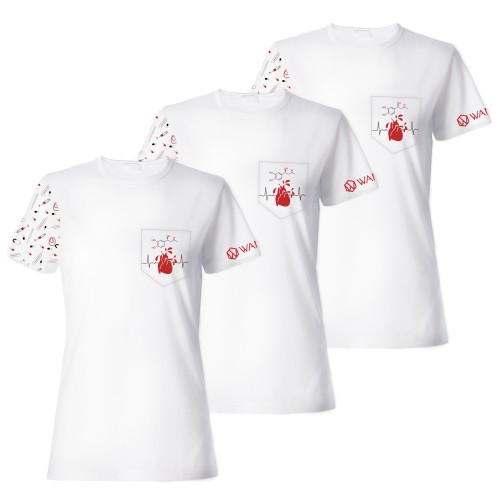 Damen T-Shirt Medical X Wantee 3-Pack Damen T-Shirt Medical X Wantee 3-Pack