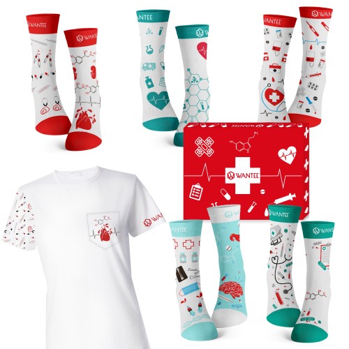 Damen Set Medical Wantee 6-pack Damen Set Medical Wantee 6-pack