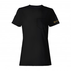 Damen T-Shirt Pure Black Wantee Schwarz