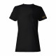 Damen T-Shirt Pure Black Wantee Schwarz