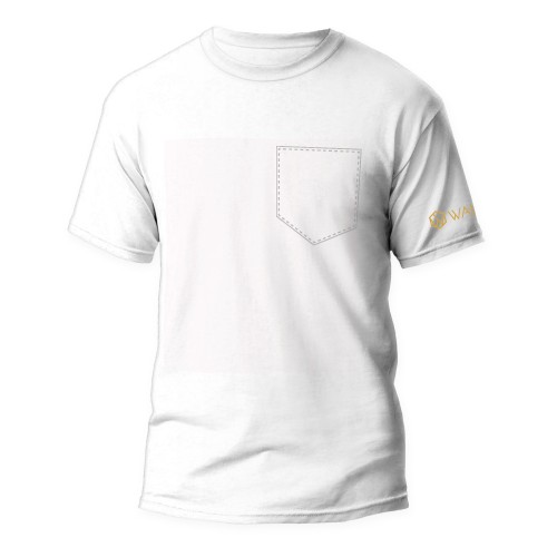 Herren T-Shirt Pure White Wantee Weiß Herren T-Shirt Pure White Wantee Weiß